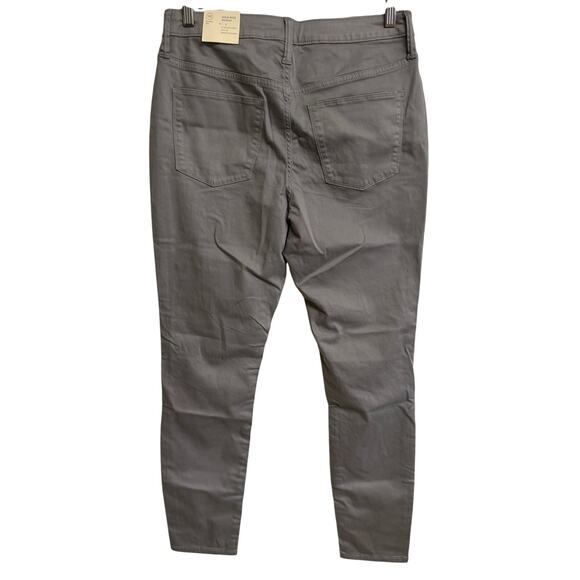 Universal Thread Women Skinny Jean 10 High Rise Stretch Gray Slim Sculpt New - Picture 5 of 11